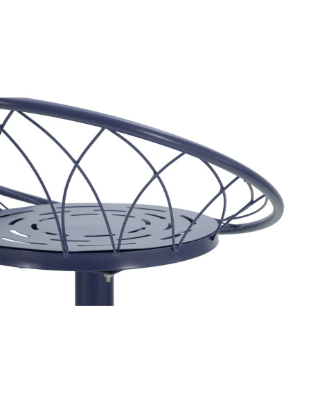 Tabouret de bar bleu canard en métal 49 x 45 x 92 cm Clox