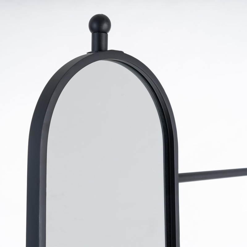 Miroir sur pied entrée métal marbre...