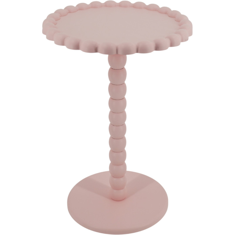 Table d’appoint ronde MDF rose clair...