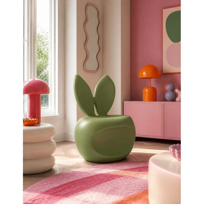 Fauteuil design lapin en plastique...