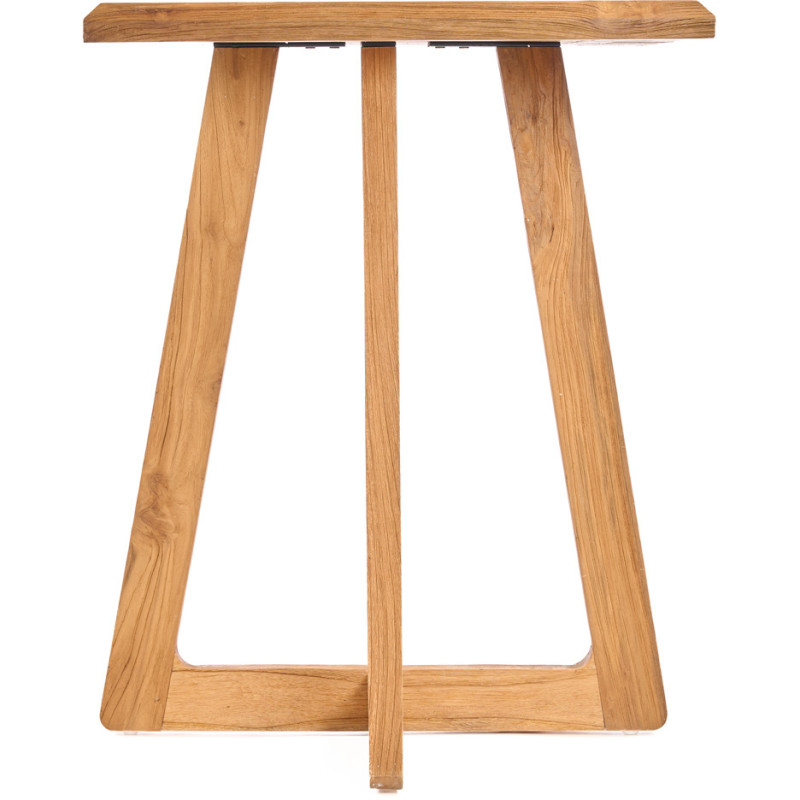 Table haute en teck naturel 70 x 70 x...