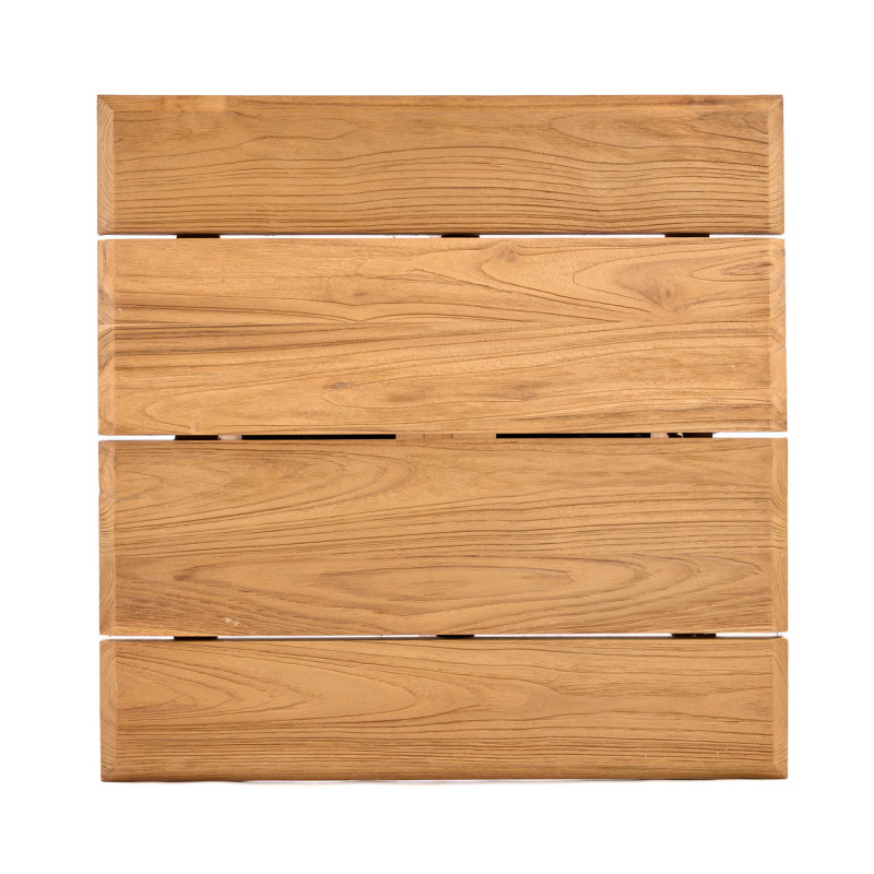 Table haute en teck naturel 70 x 70 x...