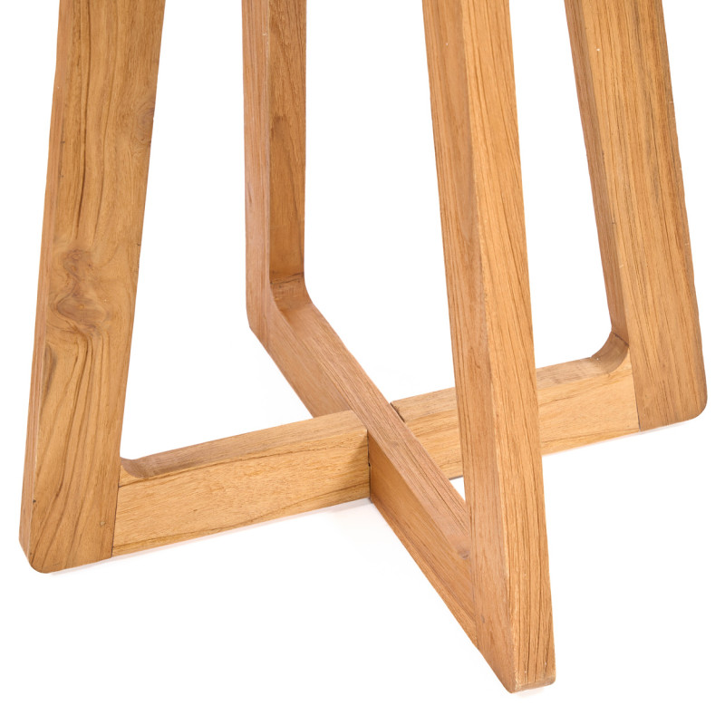 Table haute en teck naturel 70 x 70 x...