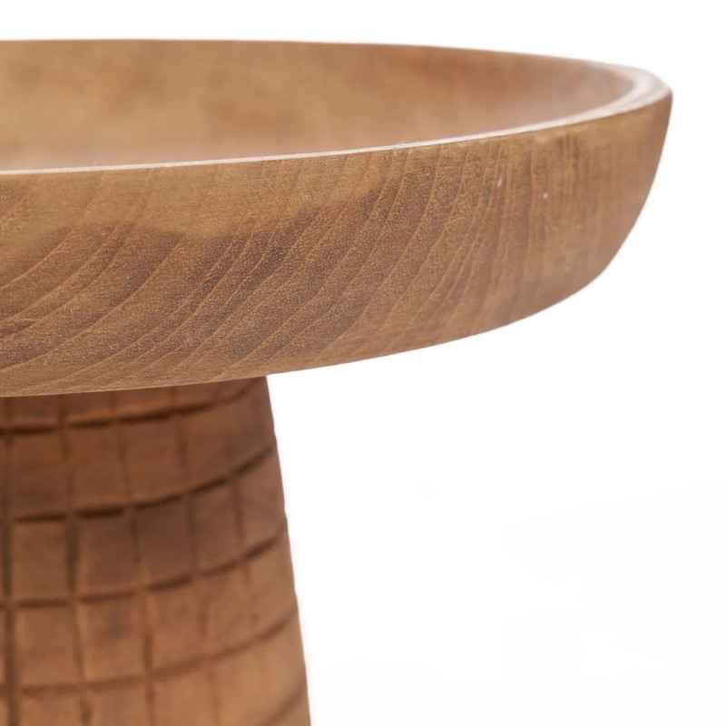Plat à gâteau sur pied en bois...