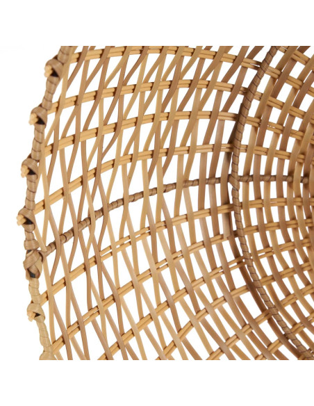 Suspension en rotin naturel 60 x 60 x 27 cm The Cloche