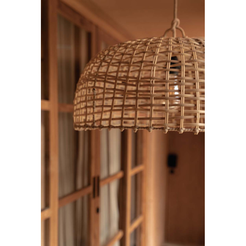 Suspension en rotin naturel 60 x 60 x...