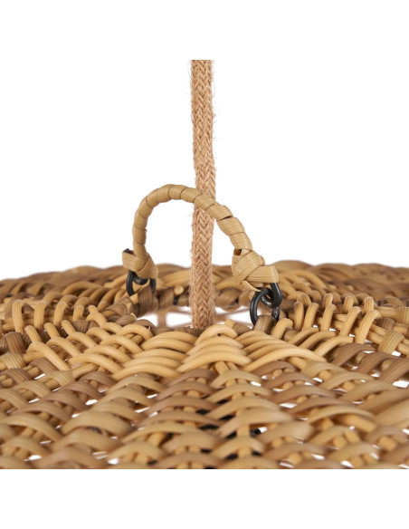 Suspension en rotin naturel 60 x 60 x 27 cm The Cloche