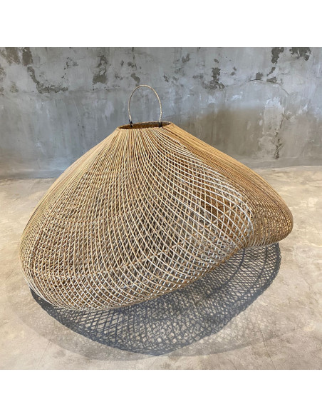 Suspension en rotin naturel 80 x 80 x 57,5 cm The Cloud
