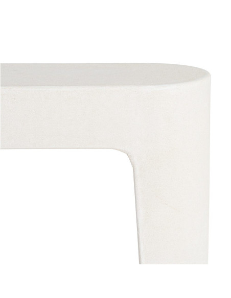 Console blanche en MDF 120 x 32 x 80 cm Wilma