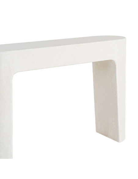Console blanche en MDF 120 x 32 x 80 cm Wilma