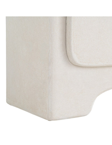 Bibliothèque blanche en MDF avec portes 80 x 35 x 180 cm Wilma