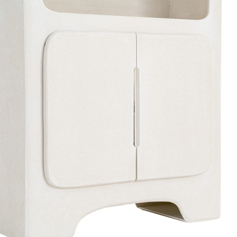 Bibliothèque blanche en MDF avec...