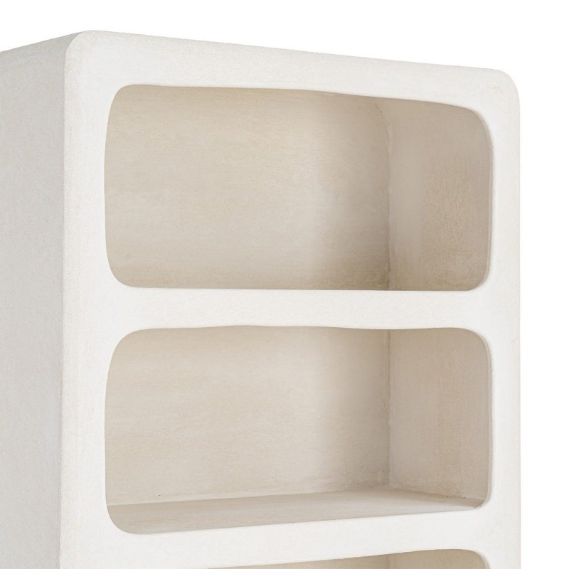 Bibliothèque blanche en MDF avec...