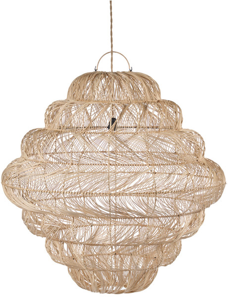 Suspension en rotin naturel 102 x 102 x 102 cm The Aurora...