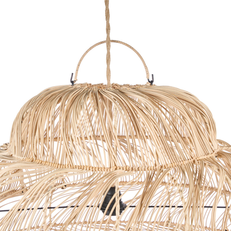 Suspension en rotin naturel 102 x 102...