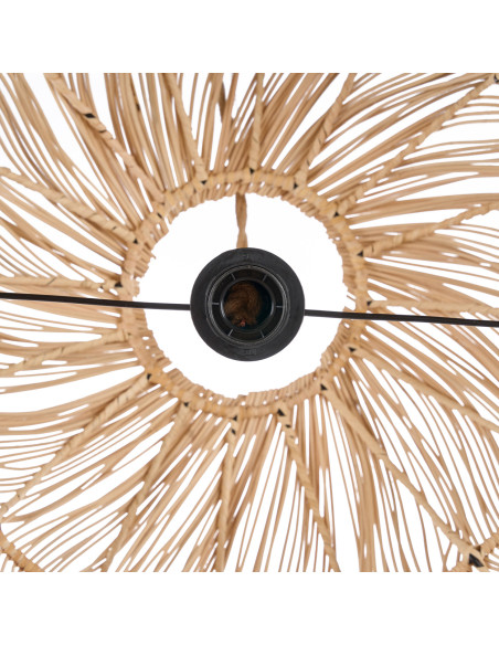 Suspension en rotin naturel 102 x 102 x 102 cm The Aurora Puff