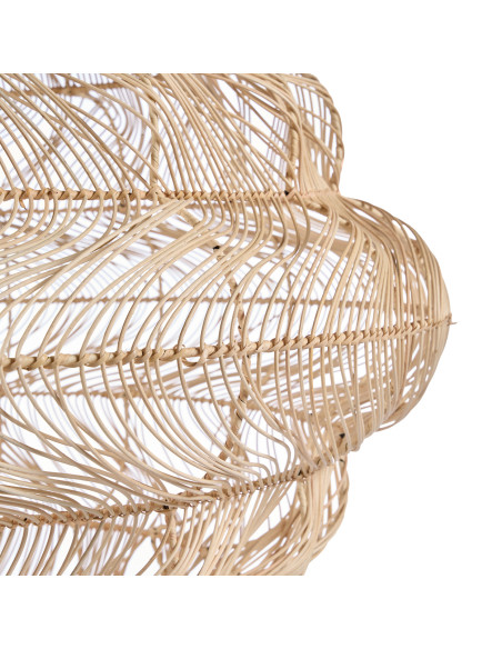 Suspension en rotin naturel 102 x 102 x 102 cm The Aurora Puff