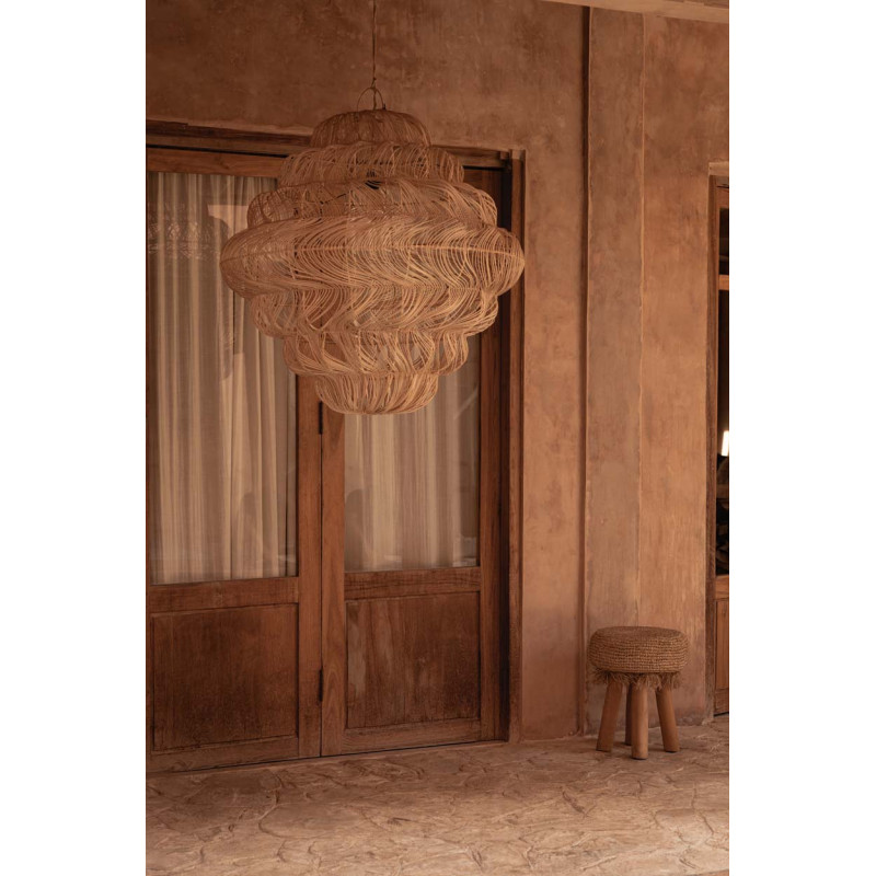 Suspension en rotin naturel 102 x 102...