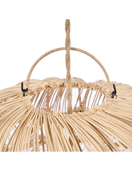 Suspension en rotin naturel 102 x 102 x 102 cm The Aurora Puff