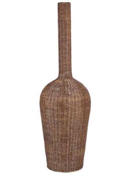 Suspension amphore en rotin noyer foncé 50 x 50 x 156 cm...