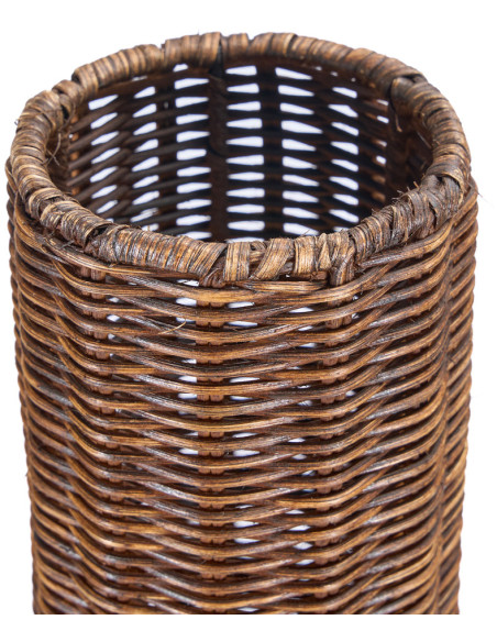 Suspension amphore en rotin noyer foncé 50 x 50 x 156 cm The Amphora