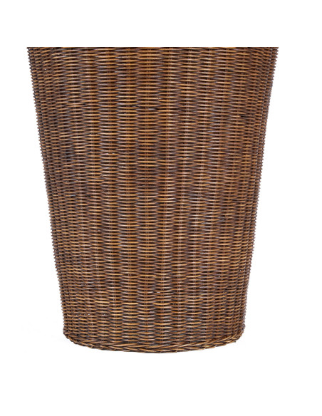 Suspension amphore en rotin noyer foncé 50 x 50 x 156 cm The Amphora