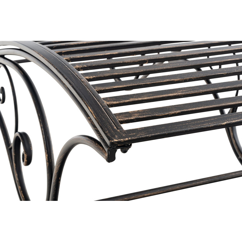 Chaise longue de jardin en métal...