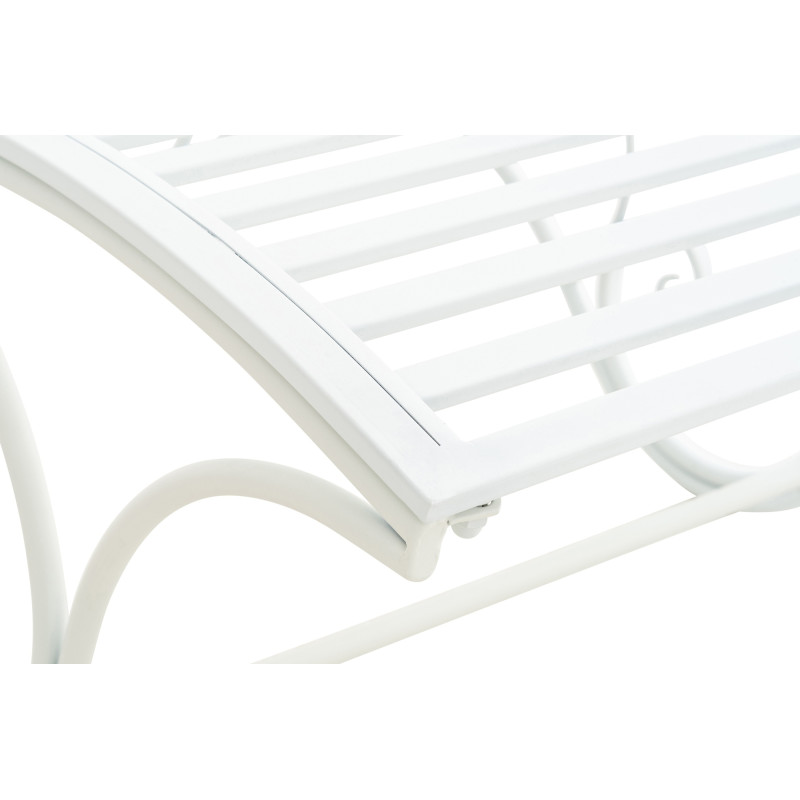 Chaise longue de jardin en métal...
