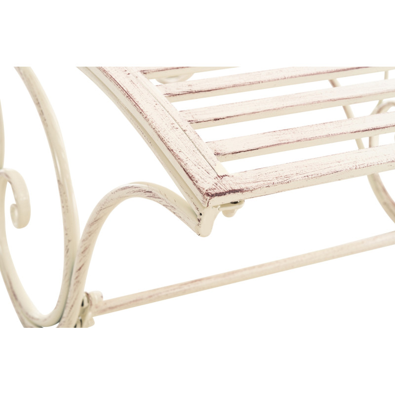 Chaise longue de jardin en métal...