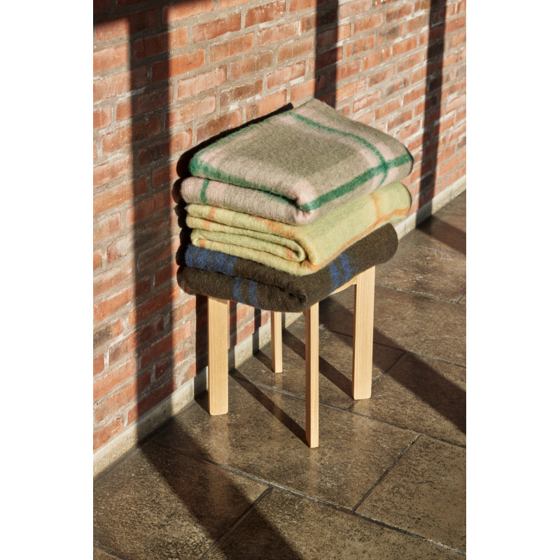 Tabouret naturel en MDF et chêne Ø 45...