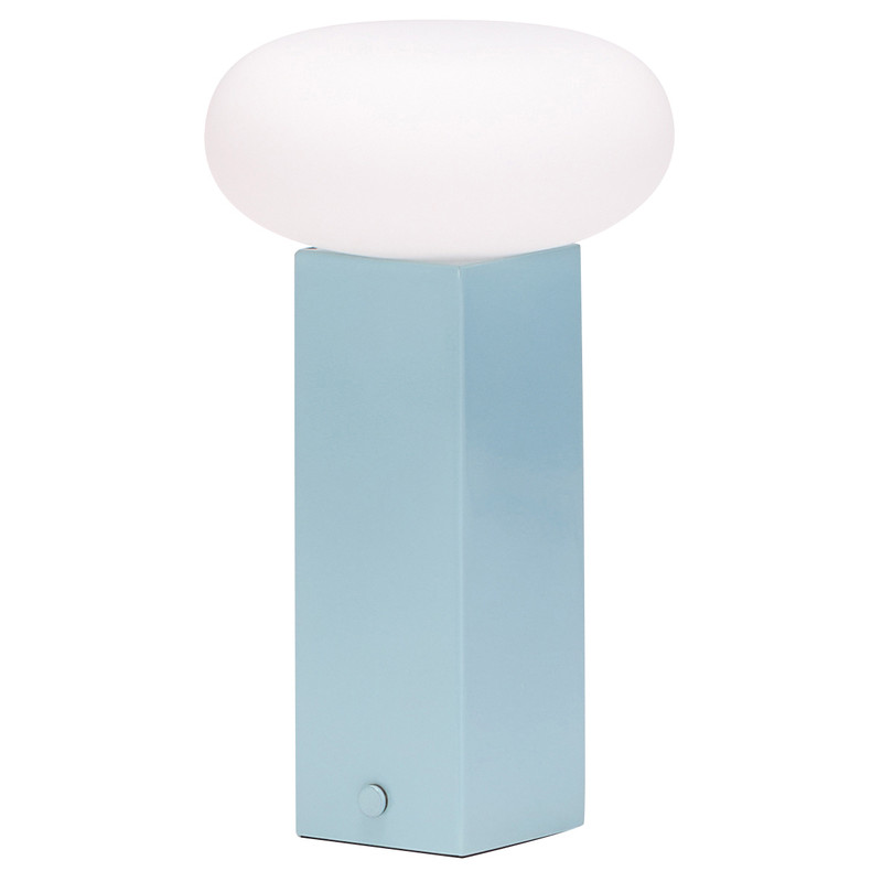 Lampe à poser LED rechargeable bleue...