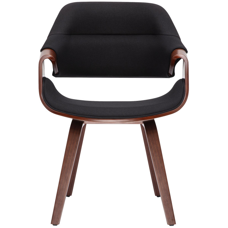 Chaise de salle à manger noire en...