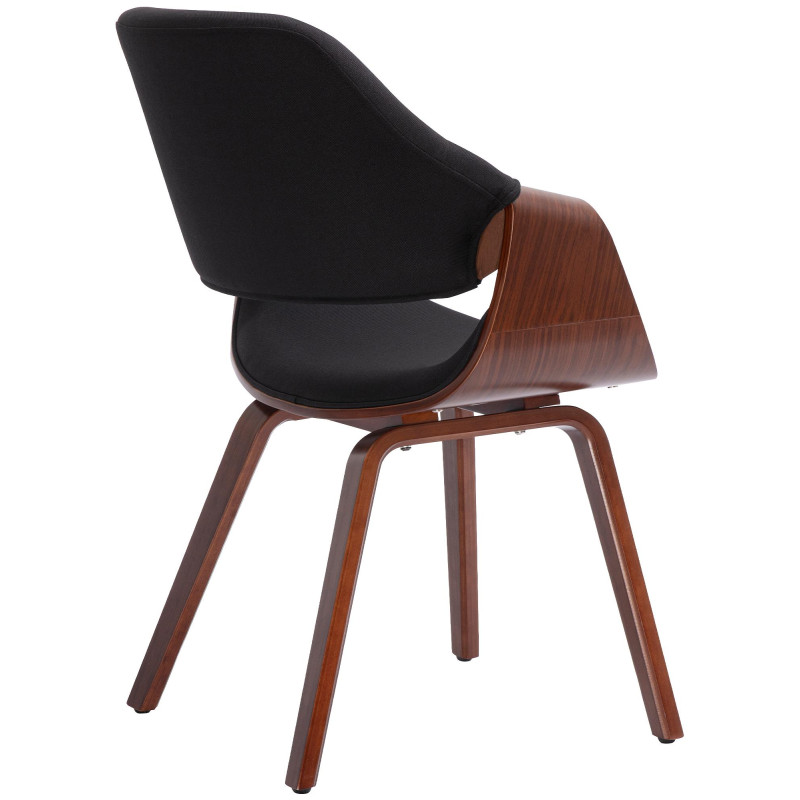 Chaise de salle à manger noire en...