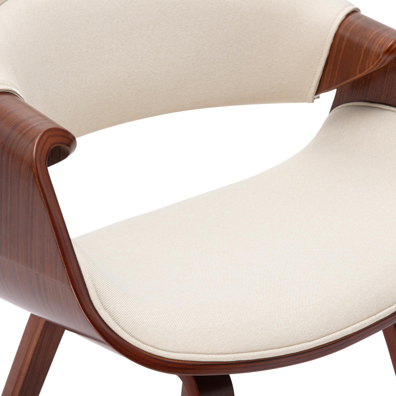 Chaise de salle à manger noix et...