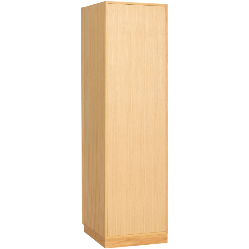 Armoire penderie étroite naturelle en...
