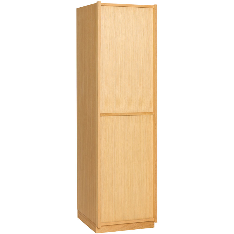 Armoire penderie étroite naturelle en...