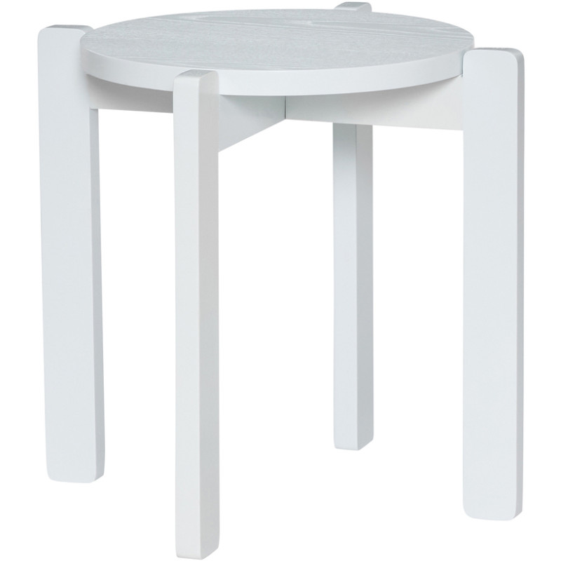 Tabouret gris clair en MDF et chêne Ø...