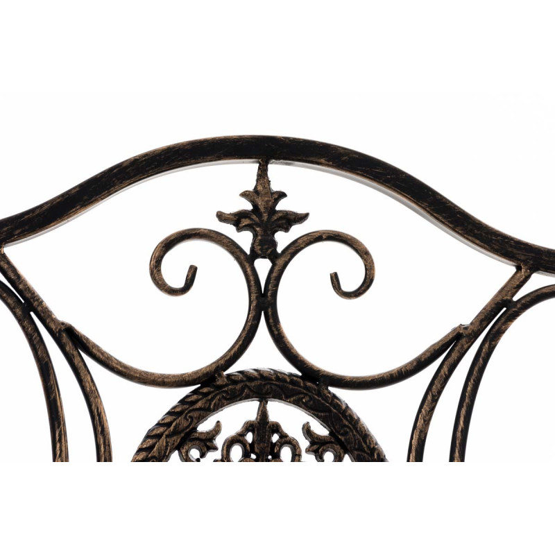Salon de jardin 2 personnes bronze en...