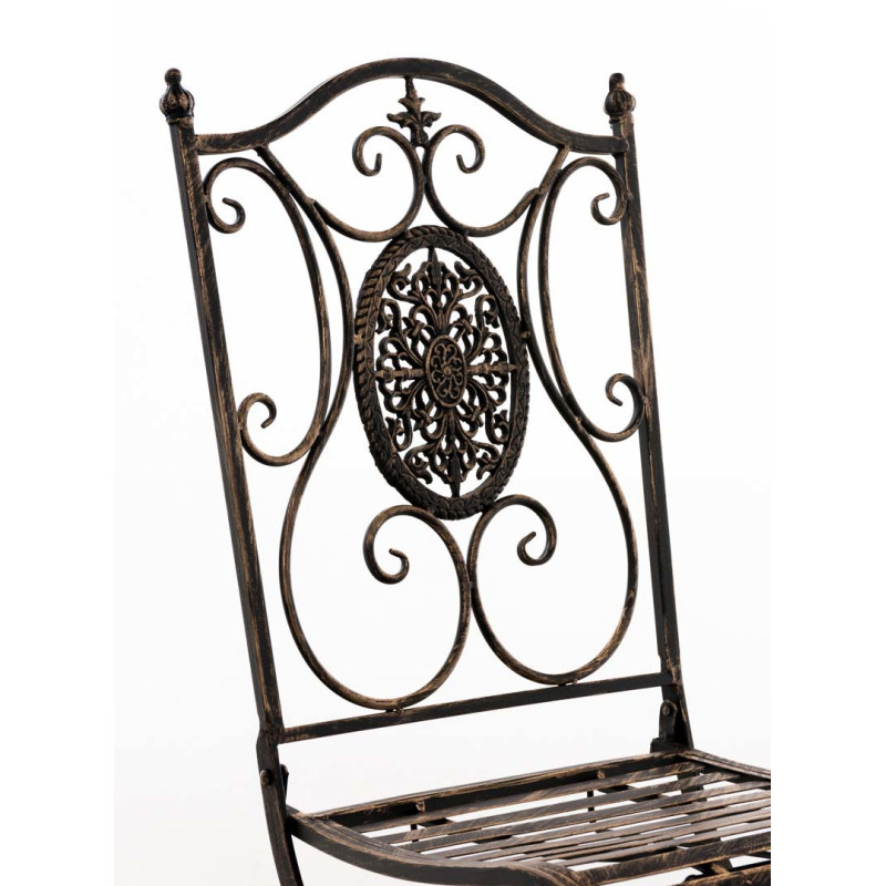 Salon de jardin 2 personnes bronze en...