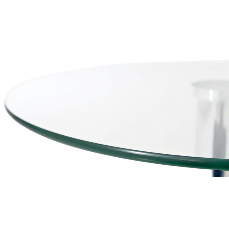 Table d’appoint ronde en verre...