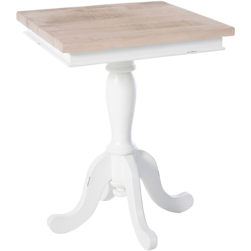 Table d’appoint carrée naturel et...