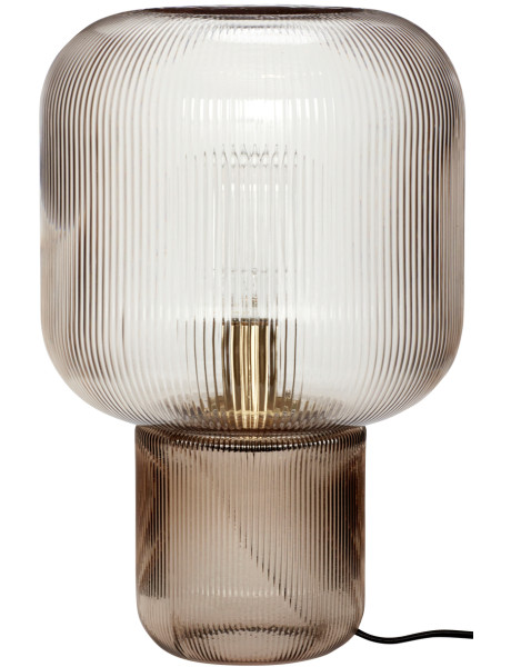 Lampe à poser marron en verre soufflé Ø 27 x H 42 cm Pirum