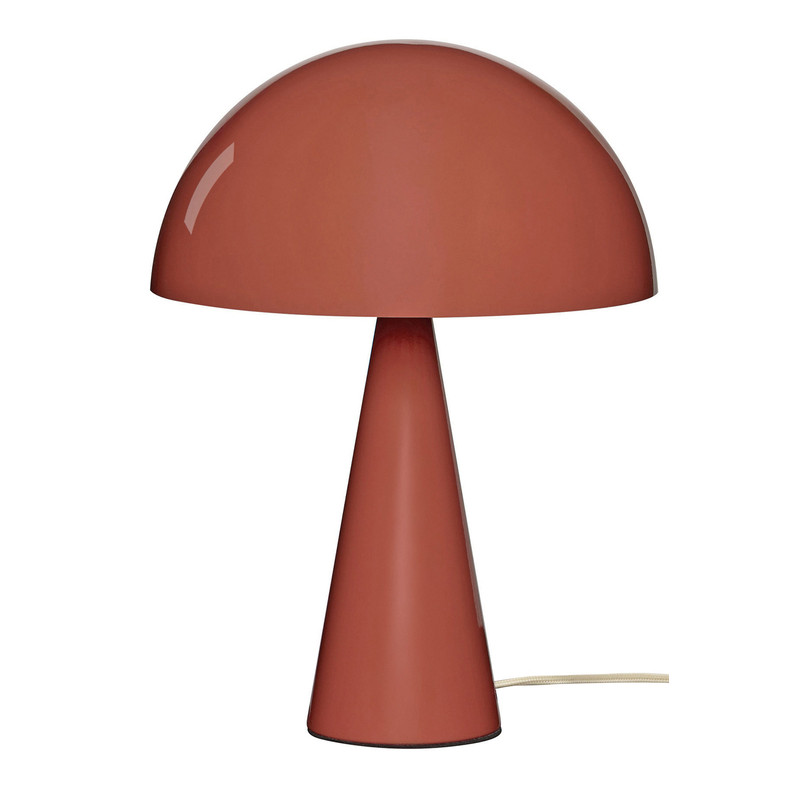 Lampe à poser rouge en fer Ø 25 x H...