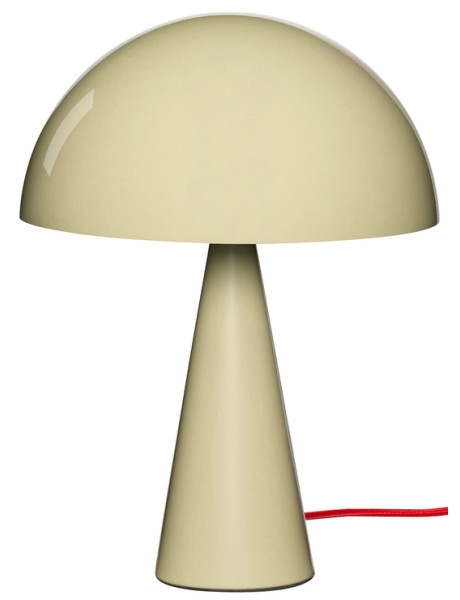 Lampe à poser sable clair en fer Ø 25 x H 34 cm Mush Mini