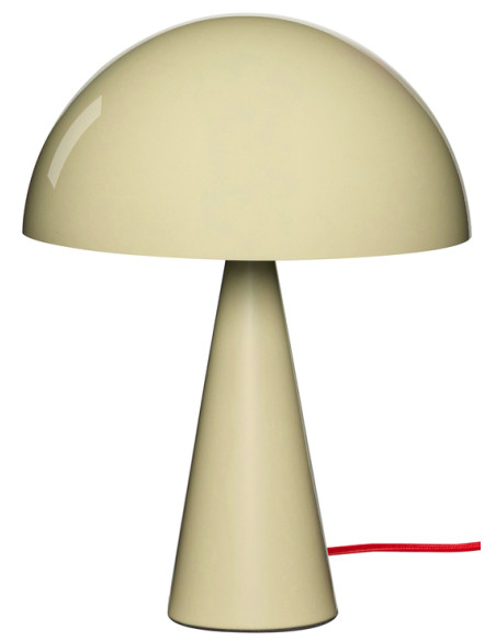 Lampe à poser sable clair en fer Ø 25 x H 34 cm Mush Mini