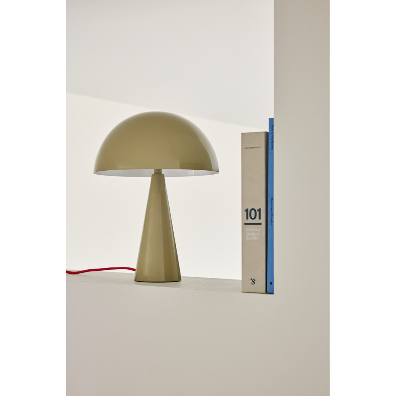 Lampe à poser sable clair en fer Ø 25...