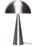 Lampe à poser haute nickel brossé en fer Ø 30 x H 50 cm Mush