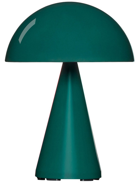 Lampe à poser LED rechargeable vert foncé en fer Ø 15 x H...