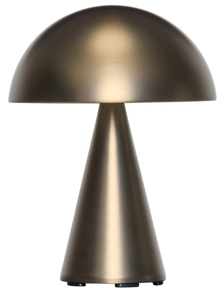 Lampe à poser LED rechargeable laiton bruni en fer Ø 15 x...