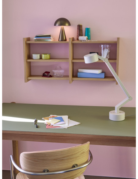 Lampe à poser LED rechargeable laiton bruni en fer Ø 15 x H 20 cm Mush